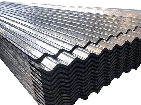 corrugated steel plate