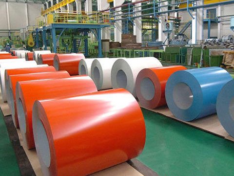 PPGI Steel Coil at Factory