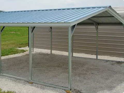 GI roof for garage